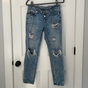 American Eagle Ripped Straight Jeans